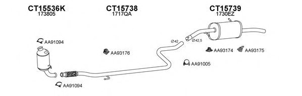 VENEPORTE 150571 Exhaust System